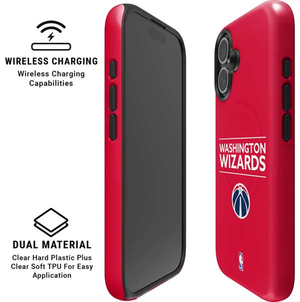 NBA Washington Wizards Standard - Red iPhone 16 Plus Magsafe Impact Case