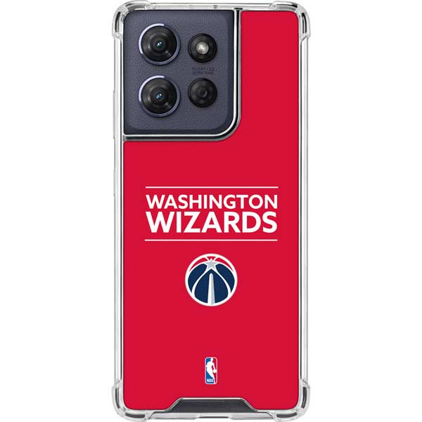 NBA Washington Wizards Standard - Red Moto G Power 5G (2025) Clear Case