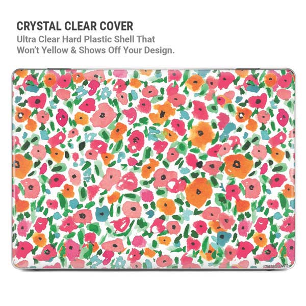Bouffants and Broken Hearts Watercolor Floral MacBook Pro 14in (2021-24) Case plus Skin