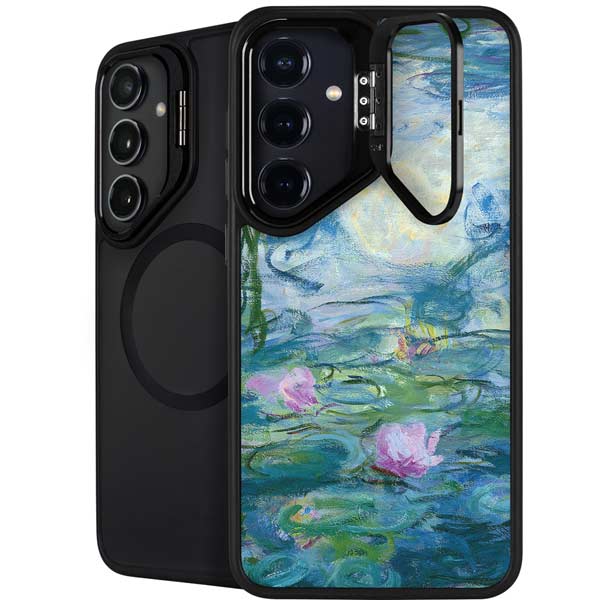 Waterlilies, 1916-19 by Monet Galaxy S25 Plus Kickstand Case