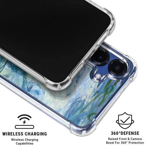 Waterlilies, 1916-19 by Monet Galaxy S25 Plus Clear Case