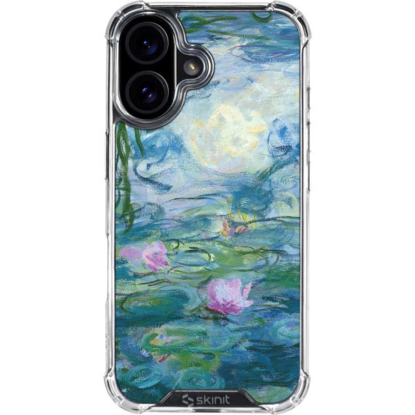 Waterlilies, 1916-19 by Monet iPhone 16 Plus Clear Case