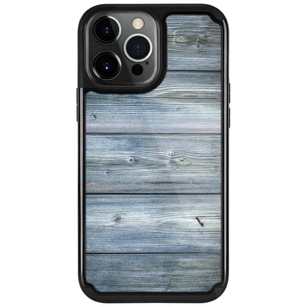 Weathered Blue Wood iPhone Cases