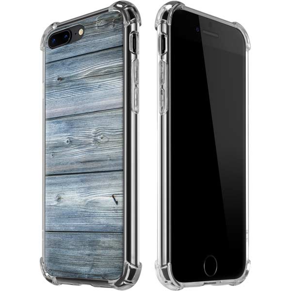 Weathered Blue Wood iPhone Cases