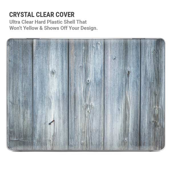 Weathered Blue Wood MacBook Pro 14in (2021-24) Case plus Skin