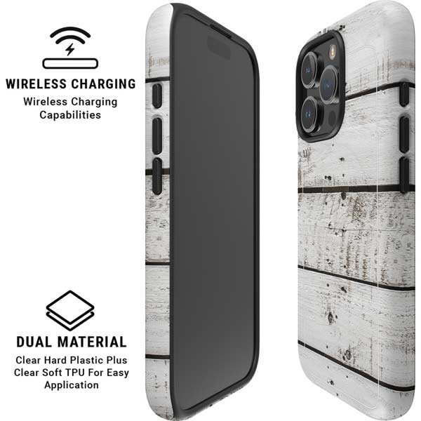 Weathered Wood iPhone 16 Pro Magsafe Impact Case