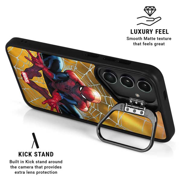 Marvel Spiderman Web Shooting Galaxy S26 Ultra Kickstand Case