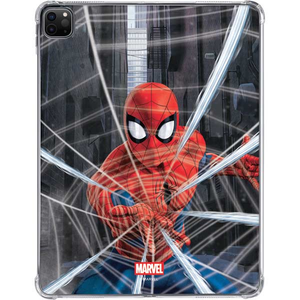 Marvel Spiderman Web Throw iPad Pro 11in (2024) Clear Case