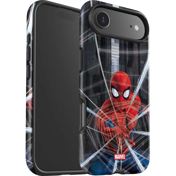 Marvel Spiderman Web Throw iPhone 17 Air Impact Case