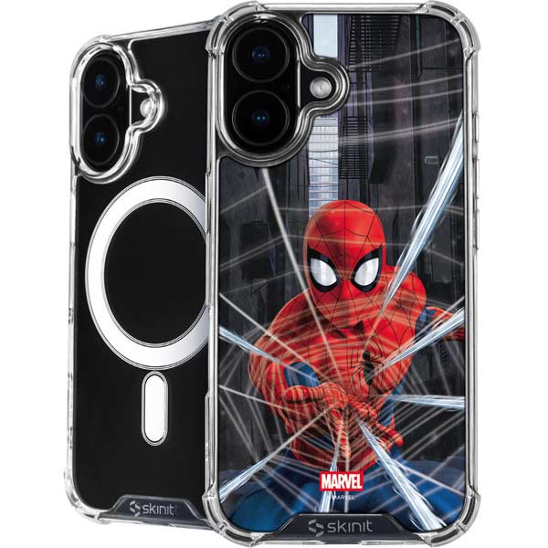 Marvel Spiderman Web Throw iPhone 17 MagSafe Case