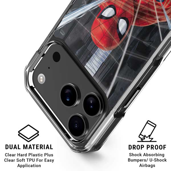 Marvel Spiderman Web Throw iPhone 17 Pro Max MagSafe Case