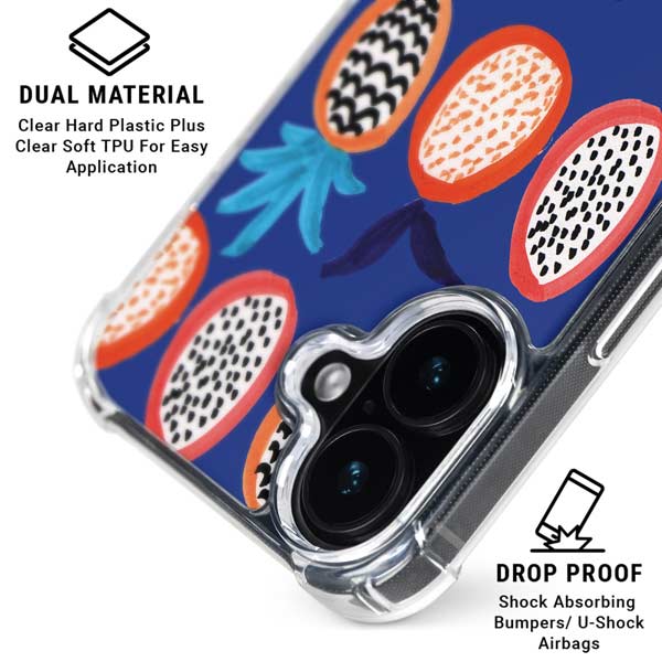 Bouffants and Broken Hearts Weird Fruits iPhone 17 Clear Case