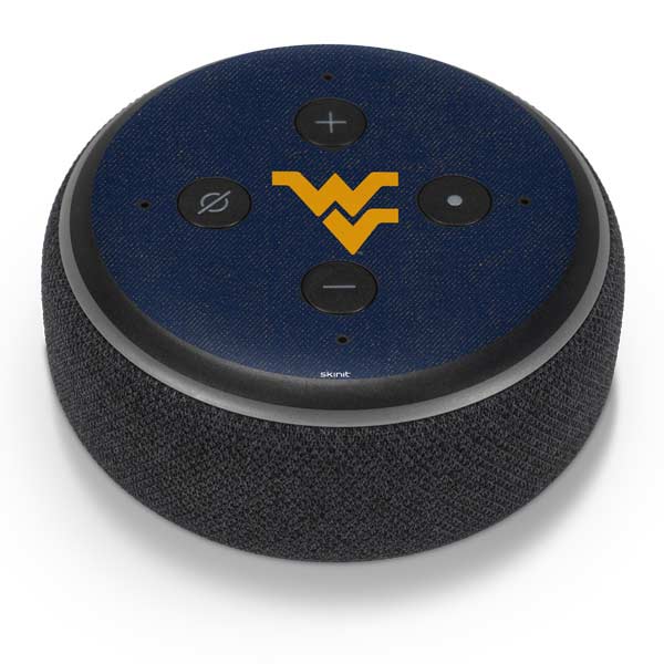 West Virginia University Basketball Amazon Echo Dot Skin