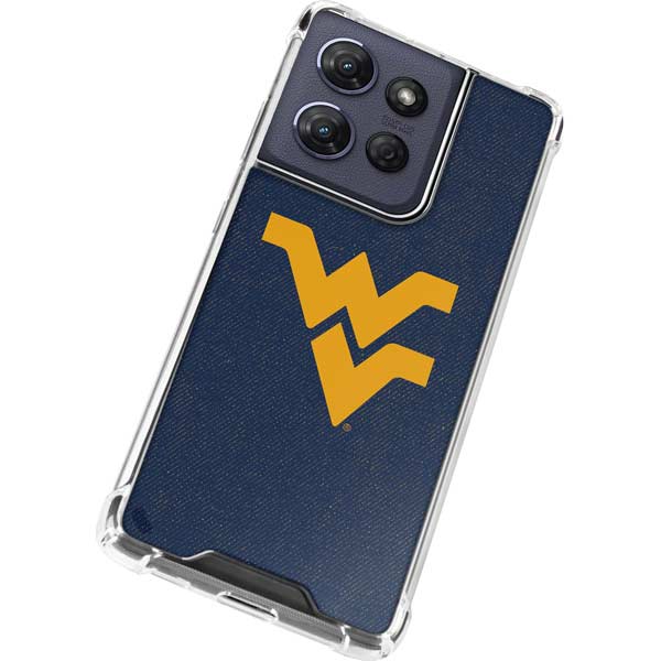 West Virginia University Basketball Moto G 5G (2025) Clear Case