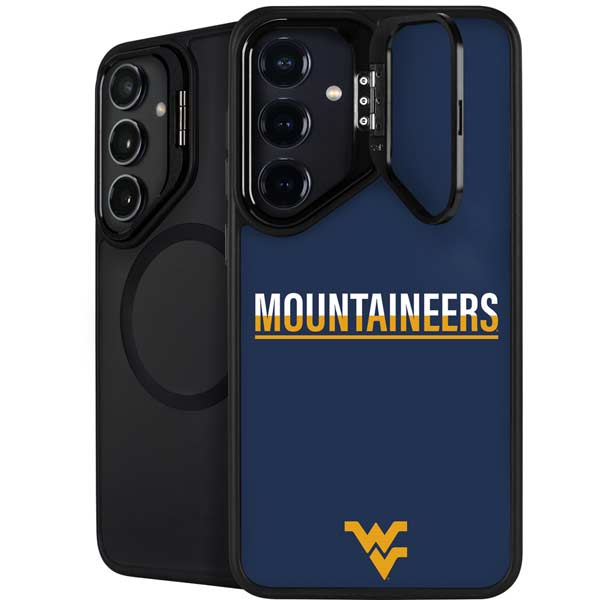 West Virginia University Blue Wood Floor Galaxy S26 Plus Kickstand Case