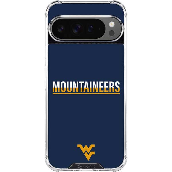 West Virginia University Blue Wood Floor Google Pixel 10 Pro Clear Case