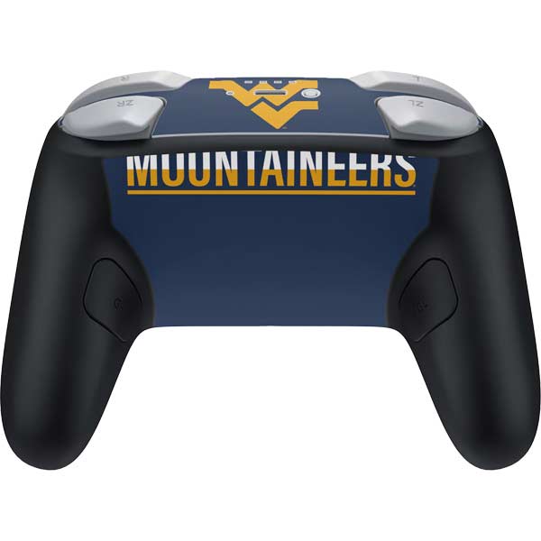 West Virginia University Blue Wood Floor Nintendo Switch 2 (2025) Pro Controller Skin