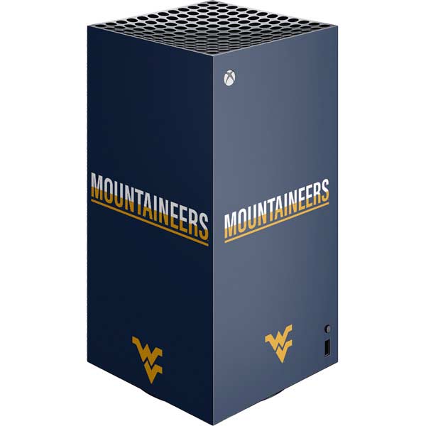 West Virginia University Blue Wood Floor Xbox Series X Skins