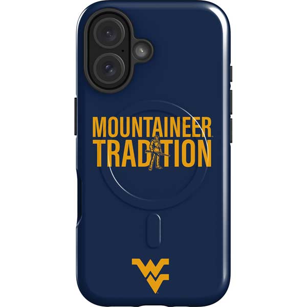 West Virginia University Climb Higher iPhone 16 Magsafe Impact Case