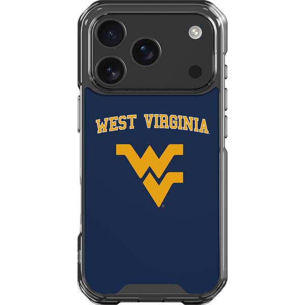 West Virginia University Est 1867 iPhone 17 Pro Clear Case