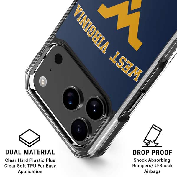 West Virginia University Est 1867 iPhone 17 Pro Max MagSafe Case