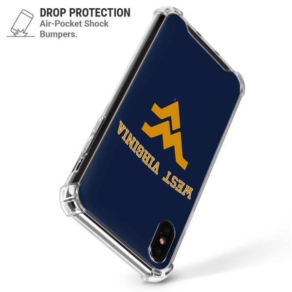 West Virginia University Est 1867 iPhone X/XS Clear Case