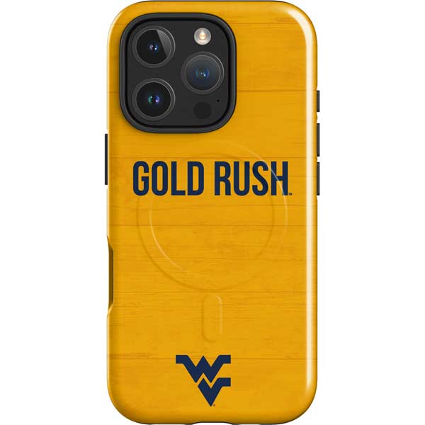 West Virginia University Mountaineers iPhone 16 Pro Max Magsafe Impact Case