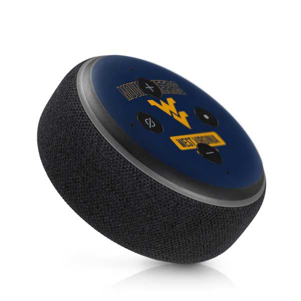 West Virginia University Mountaineers Logo Amazon Echo Dot Skin