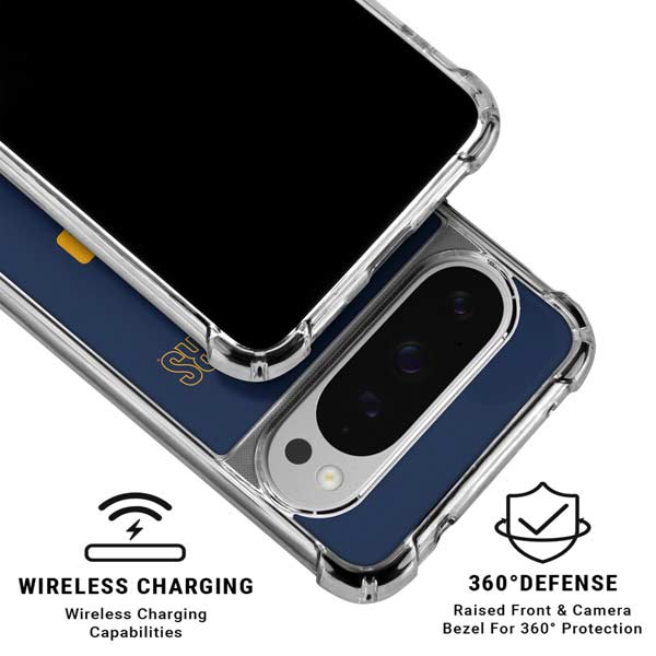 West Virginia University Mountaineers Logo Google Pixel 10 Pro XL Clear Case