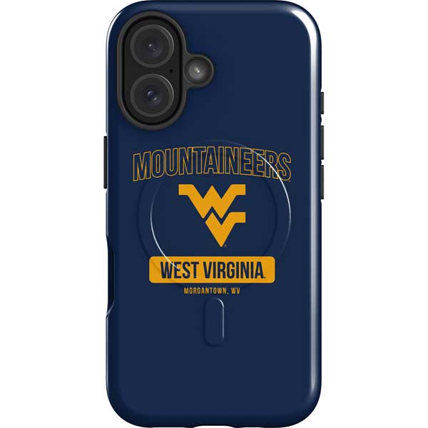 West Virginia University Mountaineers Logo iPhone 16 Plus Magsafe Impact Case