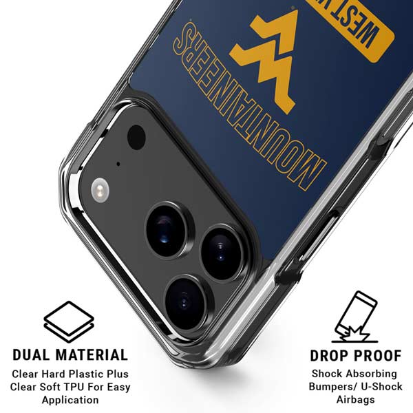 West Virginia University Mountaineers Logo iPhone 17 Pro MagSafe Case