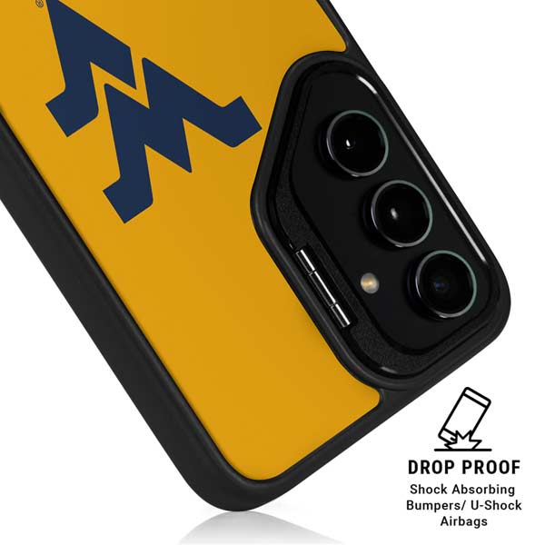 West Virginia University WV Yello split Galaxy S26 Ultra Kickstand Case