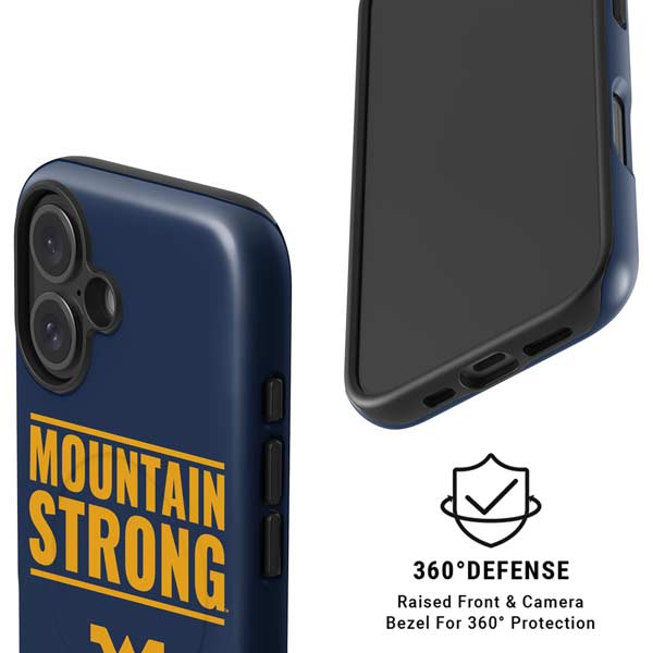 West Virginia University Yellow iPhone 16 Plus Magsafe Impact Case