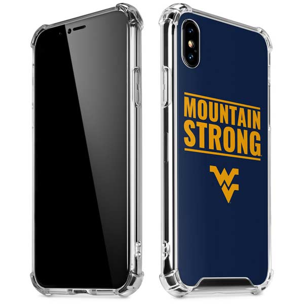 West Virginia University Yellow iPhone X/XS Clear Case