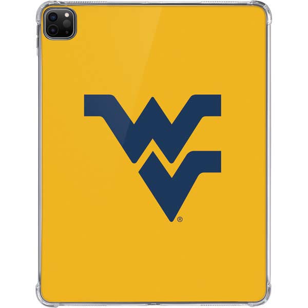 West Virginia University Yellow Background iPad Pro 11in (2024) Clear Case