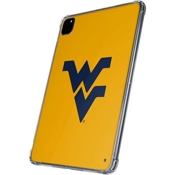 West Virginia University Yellow Background iPad Pro 11in (2024) Clear Case