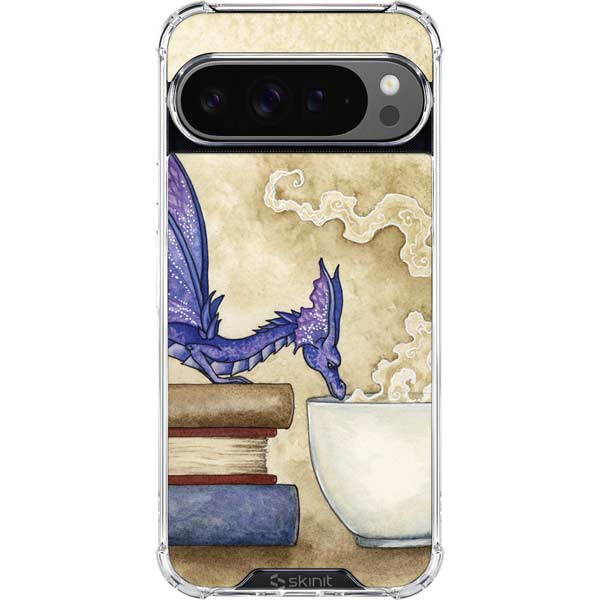 Whats in Here Coffee Dragon by Amy Brown Google Pixel 10 Pro XL Clear Case