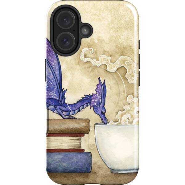 Whats in Here Coffee Dragon by Amy Brown iPhone 16 Magsafe Impact Case