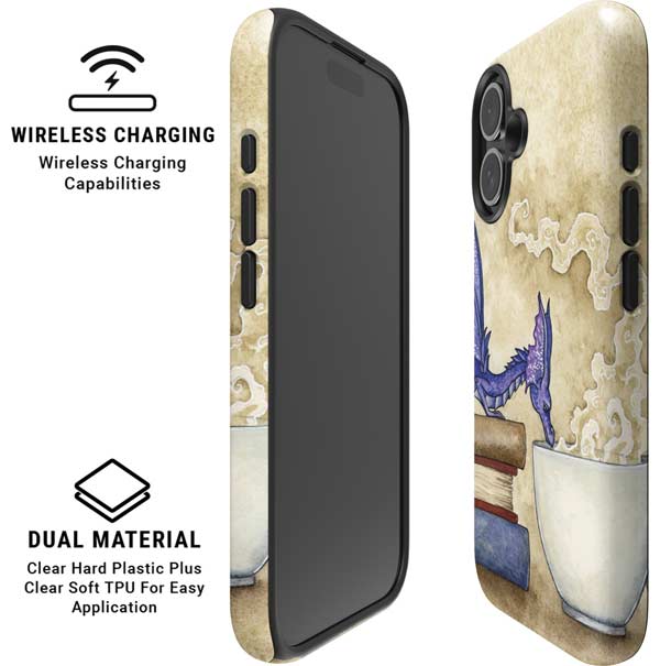 Whats in Here Coffee Dragon by Amy Brown iPhone 16 Magsafe Impact Case