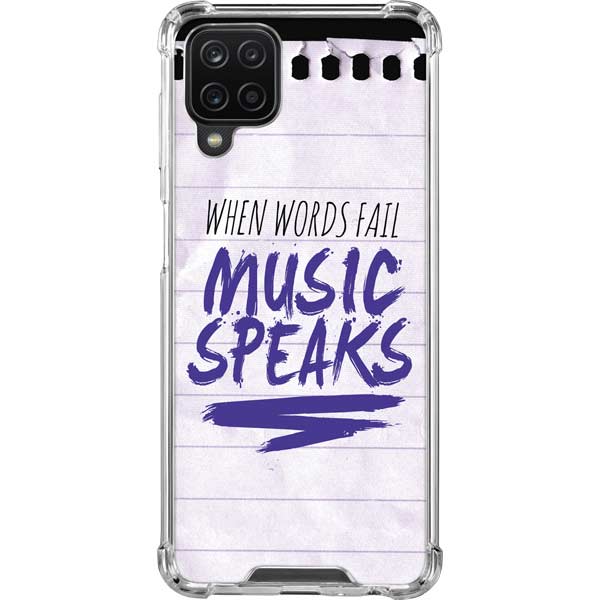 When Words Fail Music Speaks Galaxy Cases
