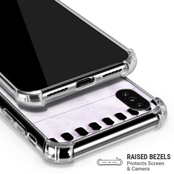 When Words Fail Music Speaks iPhone X/XS Clear Case