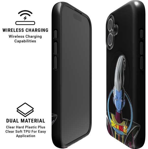 Dragon Ball Super Whis Portrait iPhone 16 Plus Magsafe Impact Case