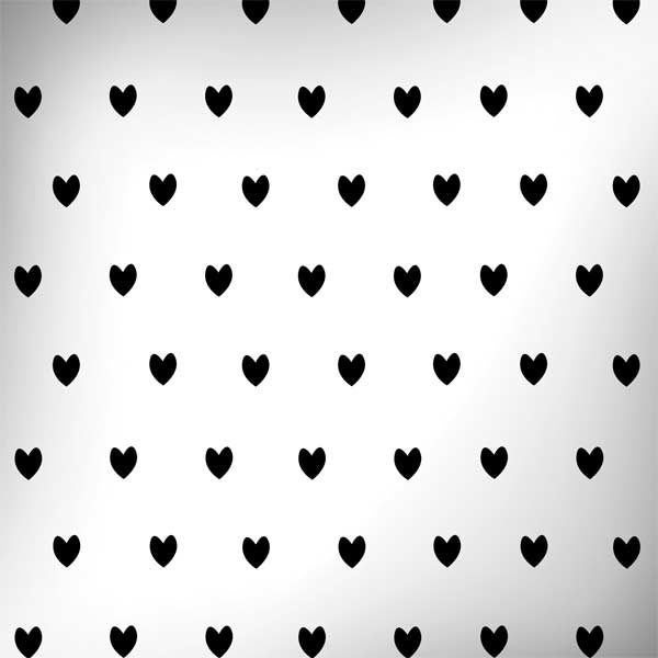White and Black Hearts MacBook Skins