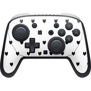White and Black Hearts Nintendo Skins