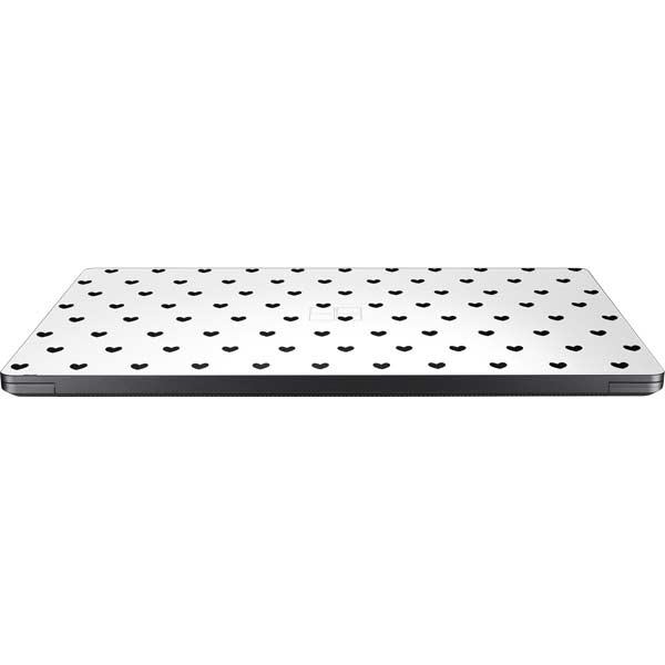 White and Black Hearts Surface Laptop 7 13.8in Skin