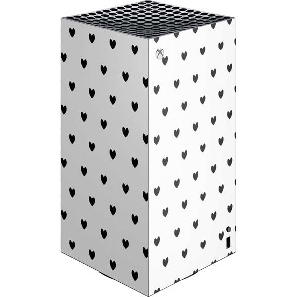 White and Black Hearts Xbox Series X Skins