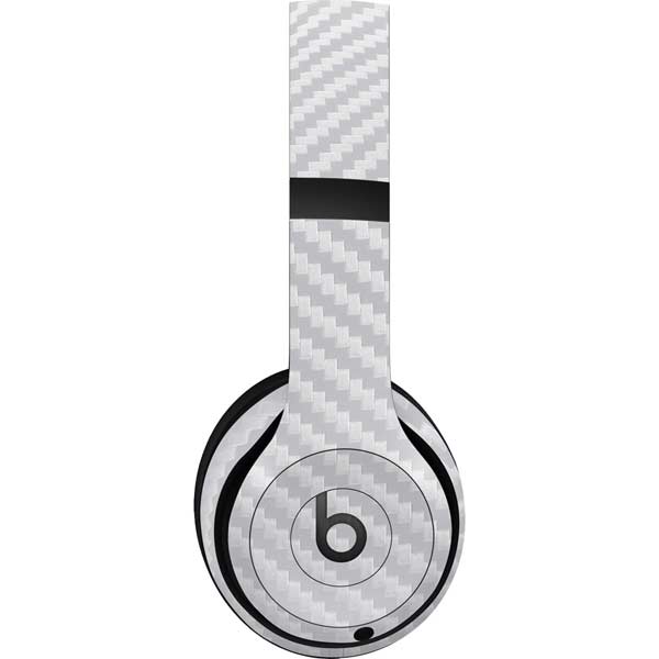 White Carbon Fiber Specialty Texture Material Beats Studio Pro Wireless Headphones Skin
