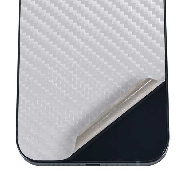 White Carbon Fiber Specialty Texture Material iPhone 17 Air Skin
