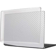 White Carbon Fiber Specialty Texture Material MacBook Pro 14in (2021-24) Case plus Skin
