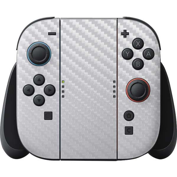 White Carbon Fiber Specialty Texture Material Nintendo Switch 2 (2025 ...